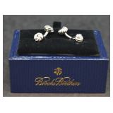 NIB Brooks Brothers Sterling Silver Cufflinks