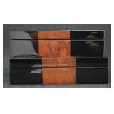 2 pcs. Cufflink Dresser Cases 2 pcs. Cufflink Dresser Cases