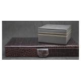 Drexel & Pottery Barn Cufflink Organizer Boxes