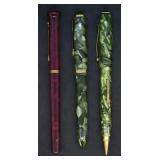 3 pcs. Antique / Vintage Fountain Pens 3 pcs. Antique / Vintage Fountain Pens