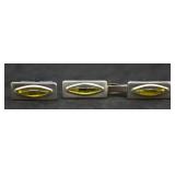 Jorgen Jensen Pewter Cufflinks & Tie Clip Set Jorgen Jensen Pewter Cufflinks & Tie Clip Set