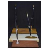 3 pcs. Parker & Sheaffer Desk Pen Holders 3 pcs. Parker & Sheaffer Desk Pen Holders