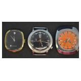 3 pcs. Hamilton, Bulova & Longines Watches