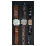 3 pcs. Wittnauer, Gruen & Bulova Watches