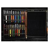 48 pcs. Sheaffer Pen Collection w/ Case 48 pcs. Sheaffer Pen Collection w/ Case