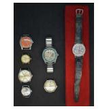 7 pcs. Vintage Watches - Vintage Mickey Mouse