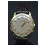 Vintage Le Coultre 10k Gold Filled Bezel Watch