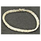 Vintage ITALY UNISEX Sterling Silver Bracelet Vintage ITALY UNISEX Sterling Silver Bracelet