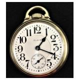 Antique 1918 ELGIN B.W. Raymond Pocket Watch