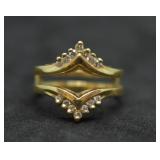 14k Gold Diamond Ring