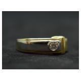 14k Two-Tone Gold Diamond Ring