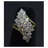 14k Gold 2ctw Diamond Ring