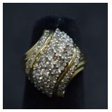 14k Gold Plumb 1.5ctw Diamond Ring