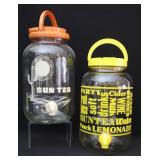 Pair of Lipton Sun Tea Dispenser Jugs