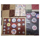 Collection of Vntg Presidential Buttons