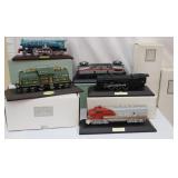 7 Pcs Avon Collectibles Train Models