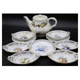 10pc Bavaria & Ellgreave Fruit Dishes