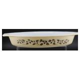 Pyrex Golden Acorn Divided Dish