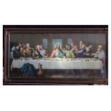 Antique Last Supper Lithograph Print