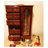 Costume Jewelry- Necklaces, Earrings, Watches+