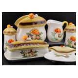 6pc 1978 Sears Merry Mushroom