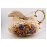 Arnel Style Mushroom Ceramic Pitcher-Chipped