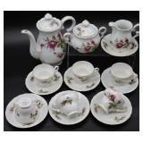 Japanese Floral Tea Set