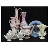 Kitschy Pink, Blue & White Decor