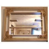 MCM Regal Style Curio Display Wall Mirror