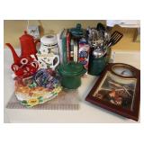 Cookbooks, Teapots Chicken Decor +