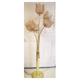 1980s Anthonyï¿½s California Pink Glass Lotus Floor