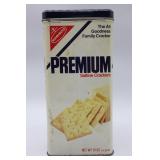 Vntg Nabisco Premium Saltine Cracker Tin