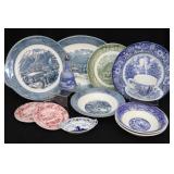 Currier & Ives, Johnson Bros & Wedgewood Plates+