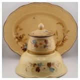 3pc Franciscan Bouquet Dishes