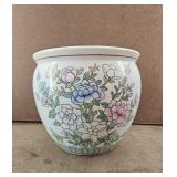 Vtg Chinese Floral Planter