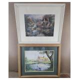 2 Misc. Framed Art Prints