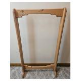 Wooden Quilt / Blanket Rack