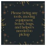 What To Bring On Pickup