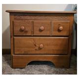 Seamans Wooden 2 Drawer Nightstand