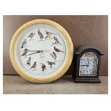 National Audubon Bird Clock w/ Bird Clock
