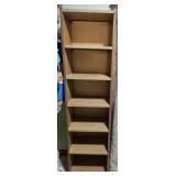 6 Tier Faux Wood Book Shelf