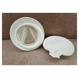 Lenox Picture Frame & Dish w/ Gold Trim