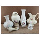 Ladies Pink & White Floral Home Decor