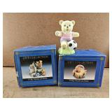 Musical Bear Figurines (NIB) - Plus