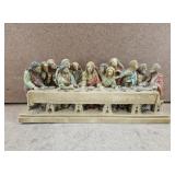 Vtg A. Giannetti Gilded Resin Last Supper Figurine