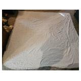 Vtg King Size Chenille Blanket