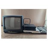 Sylvania 13" Tv w/ Hitachi DVD Player - Plus
