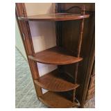 Vtg 4 Tier Corner Shelf