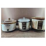 Rival, Robeson, & Hamilton Beach Crock Pots