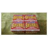 4pc 1991 Fleer Baseball Cards